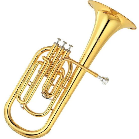 Yamaha YAH-203 Tenorhorn (lakeret) med mundstykke og kuffert