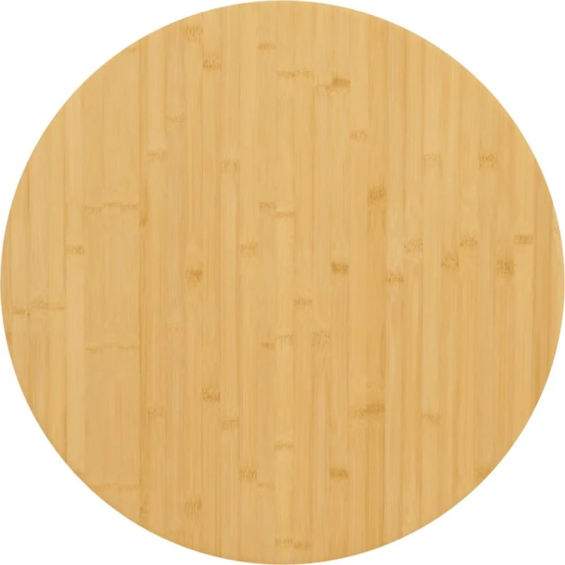 vidaXL bordplade bambus Ø60x4 cm
