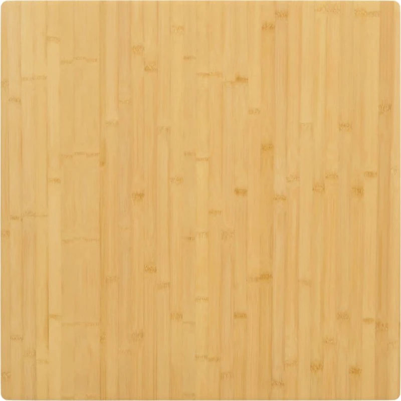 vidaXL bordplade i bambus 80x80x2,5 cm