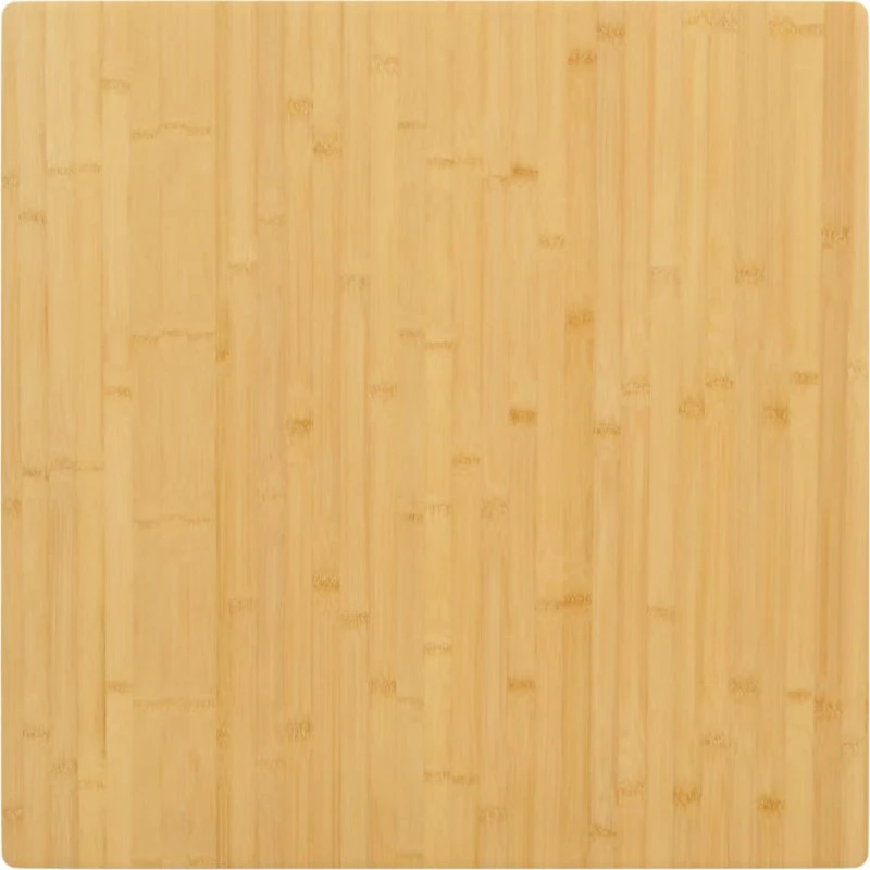 vidaXL bordplade i bambus 80x80x4 cm