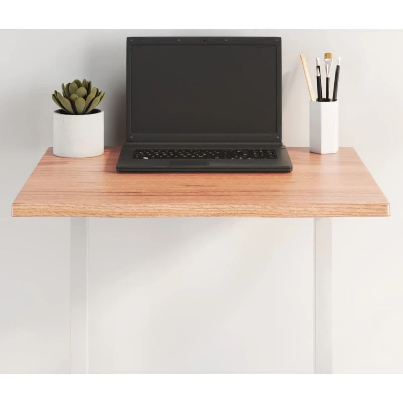 vidaXL bordplade 60x40x2 cm naturlig kant, behandlet egetræ