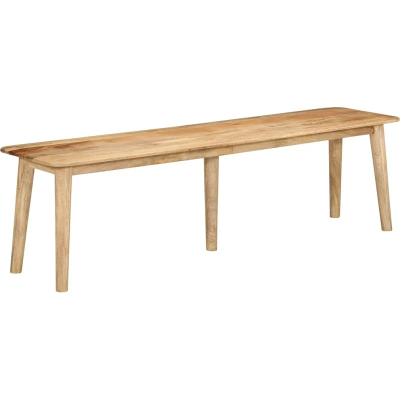 vidaXL bænk 160x40x45 cm i massivt mangotræ