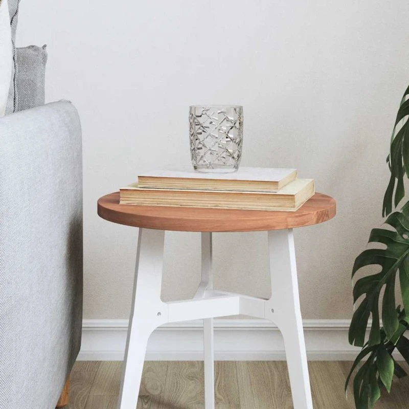 vidaXL rund bordplade Ø30x1,5 cm i massivt bøgetræ