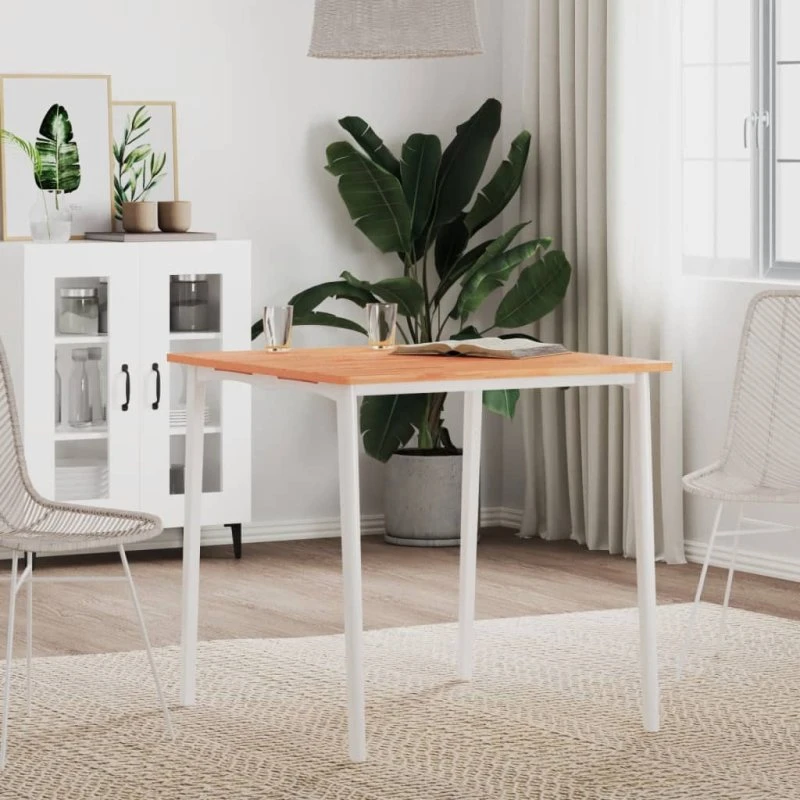 vidaXL bordplade i massivt bøgetræ 70x70x1,5 cm