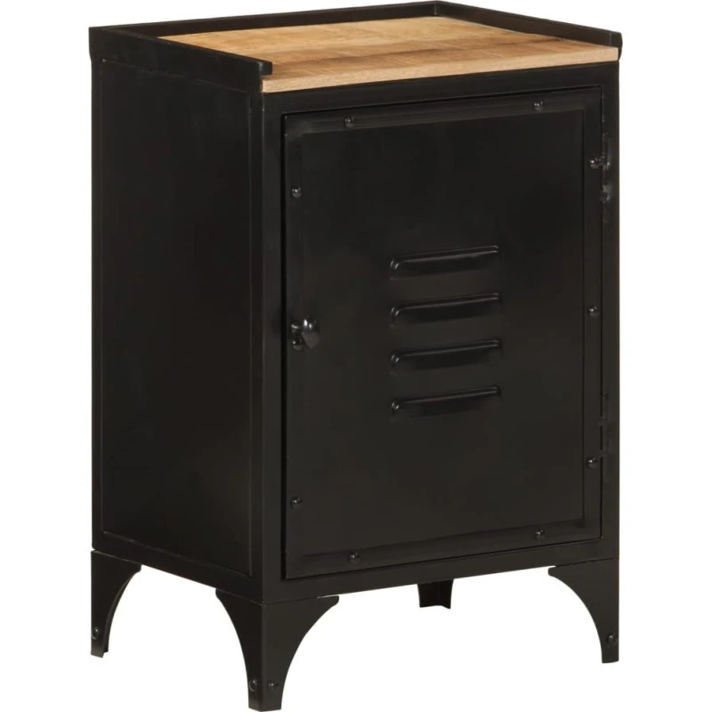 vidaXL badeværelsesskab 40x30x60 cm i jern og massivt mangotræ