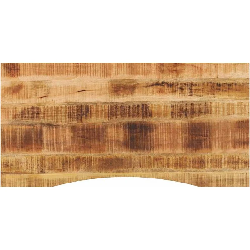 vidaXL bordplade kurvet 110x50x2,5 cm ru massivt mangotræ