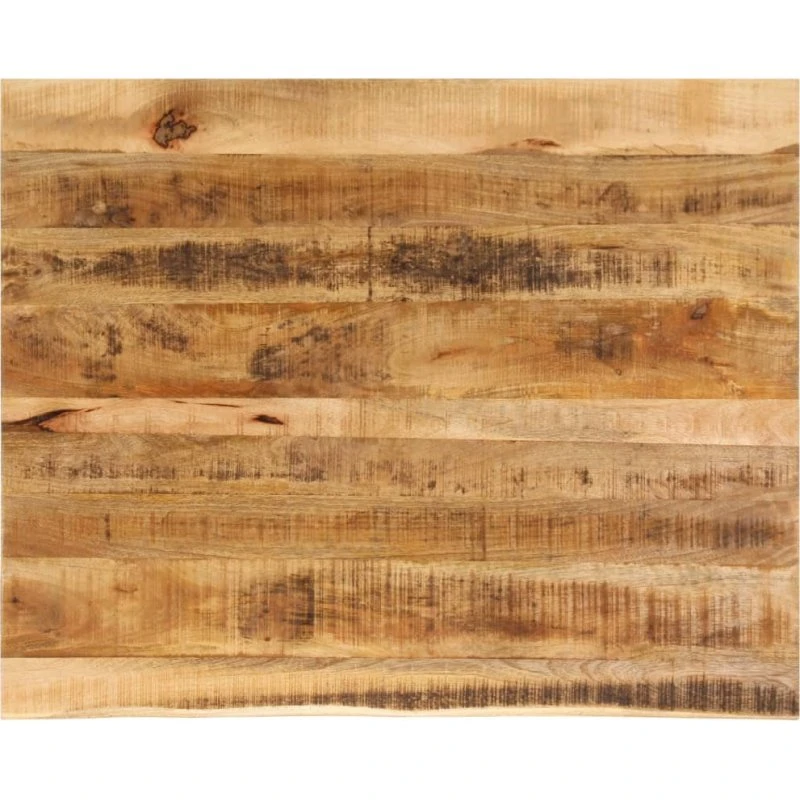 vidaXL bordplade i massivt mangotræ 110x80x2,5 cm - naturlig kant