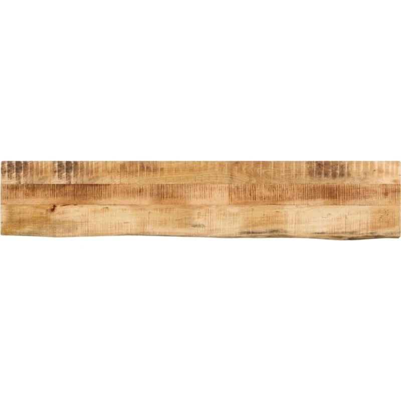 vidaXL bordplade i massivt mangotræ 160x20x2,5 cm, naturlig kant