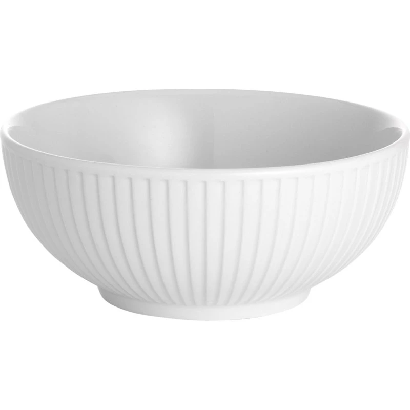 Pillivuyt Plissé skål 15 cm (60 cl) – hvid