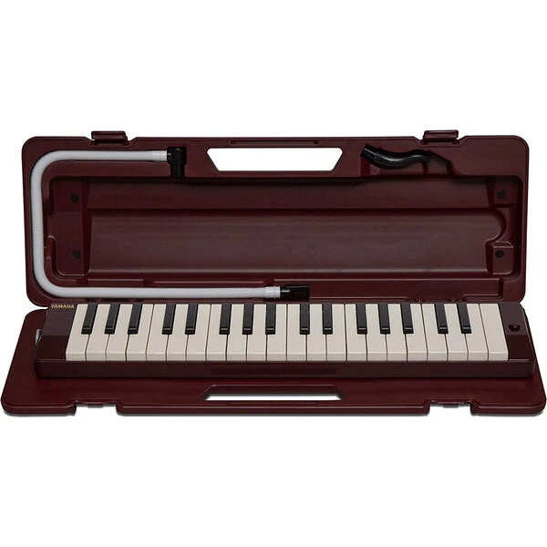 Yamaha Pianica P37D 37-tangenters melodika, rød