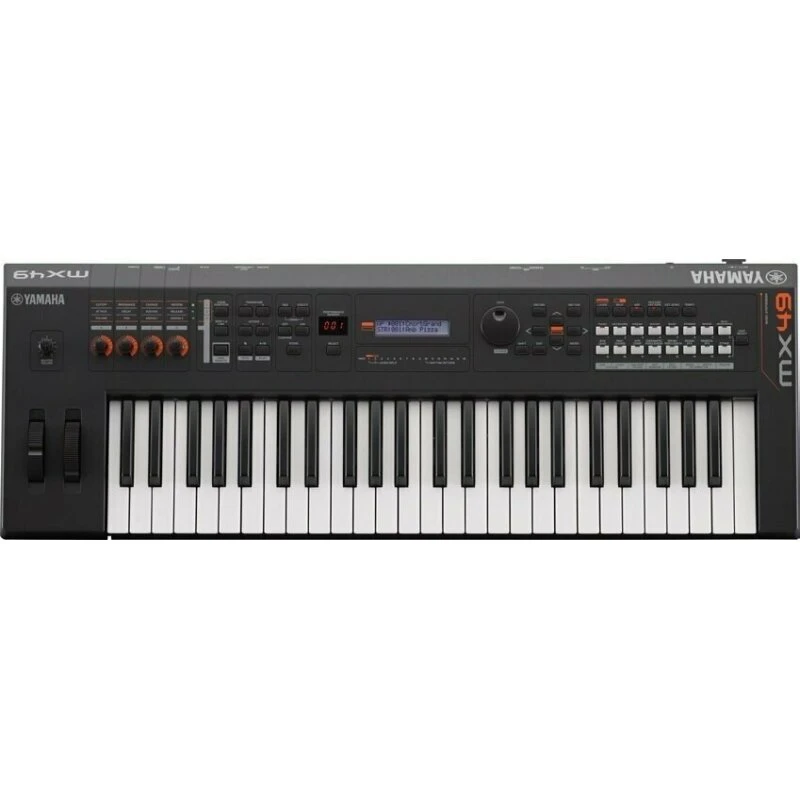 Yamaha MX49 II-BK 49-tangenters synthesizer, sort
