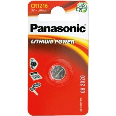 Panasonic CR1216 3V 25mAh knapcelle (CR1216EL)