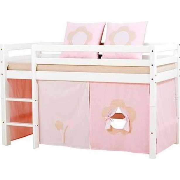 Hoppekids Forhæng FAIRYTALE FLOWER til halvhøj/etageseng 90x200