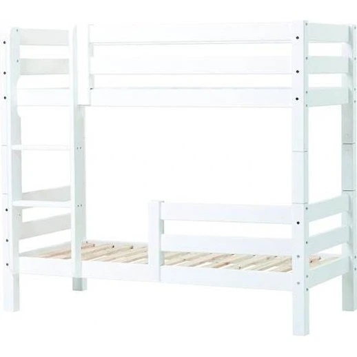 Hoppekids ECO Luxury køjeseng 70x160 cm med 1/2 sengehest – Hvid