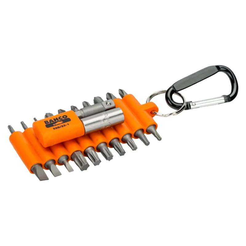 Bahco Bitssæt 22 dele – 1/4" sekskant (PH, PZ, TORX, SL)