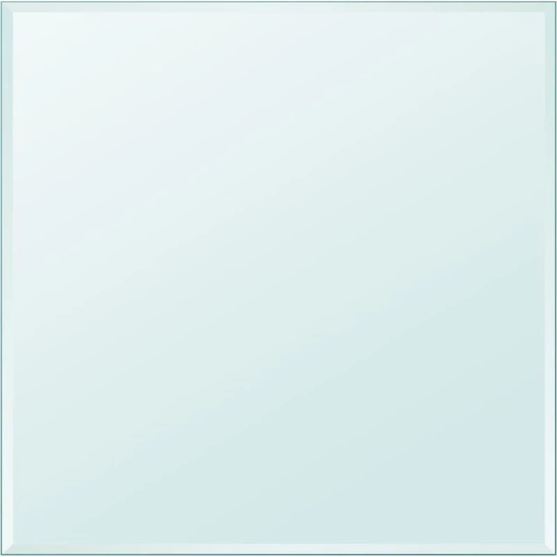 vidaXL hærdet glas bordplade 800x800 mm, 6 mm