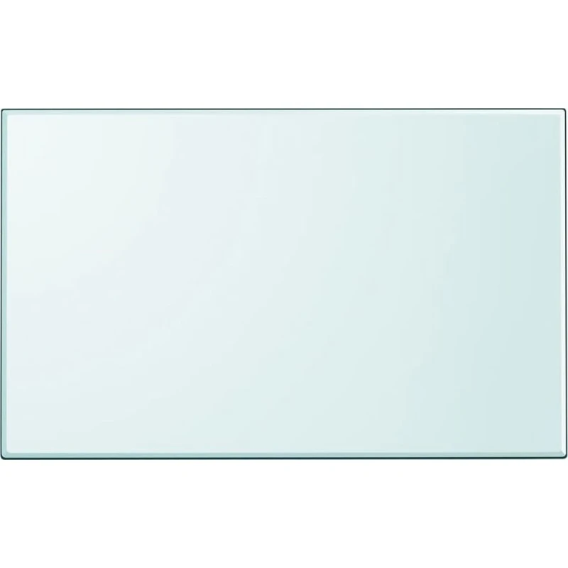 vidaXL Bordplade i hærdet glas 1000 x 620 mm (8 mm, transparent)