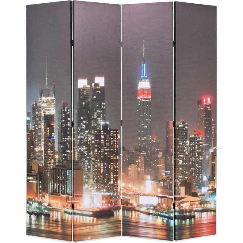 vidaXL foldbar rumdeler 160 x 170 cm New York by Night