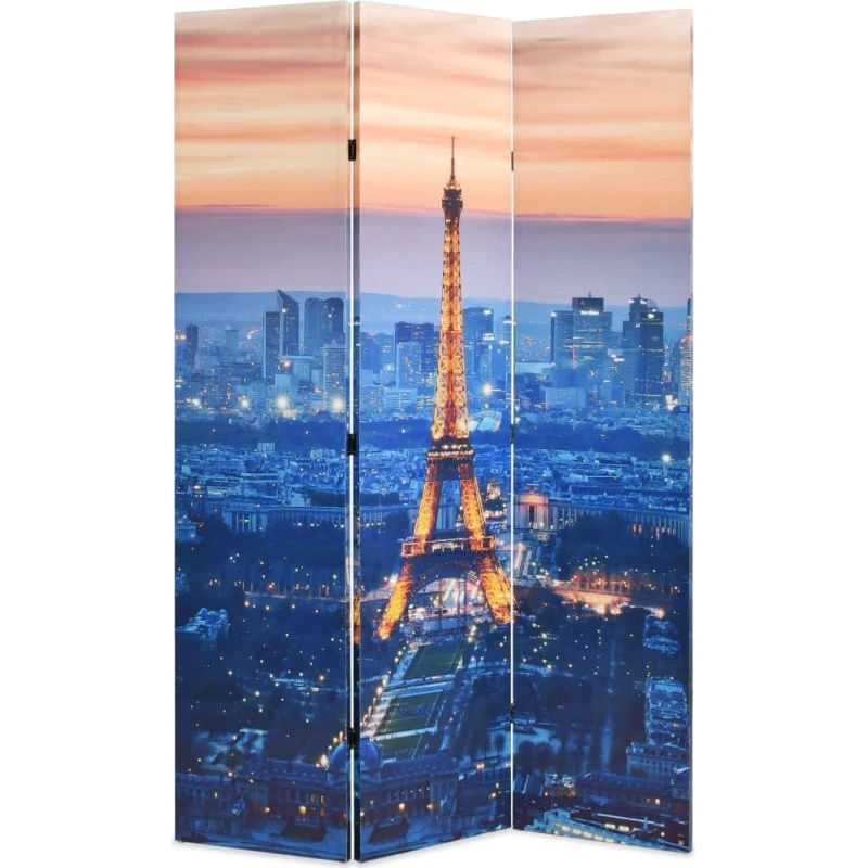 vidaXL foldbar rumdeler 120x170 cm 'Paris by Night'