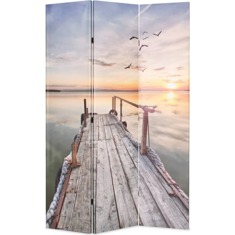 vidaXL foldbar rumdeler 120 x 170 cm – sømotiv
