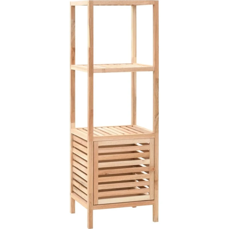 vidaXL badeværelsesskab i massivt valnøddetræ 39,5x35,5x123 cm