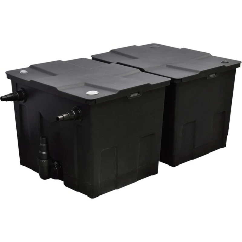 vidaXL bio-damfilter 12.000 l/t – til havedamme op til 60.000 l