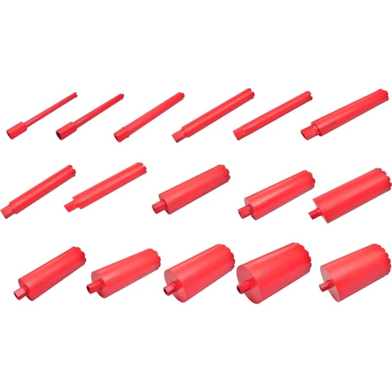 Kernebor-sæt 16 dele Ø26–Ø244 mm – til beton & sten