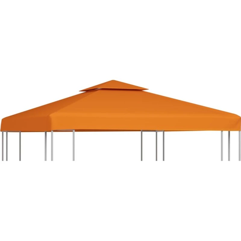 vidaXL baldakin til havepavillon 3x3 m 310 g/m² orange