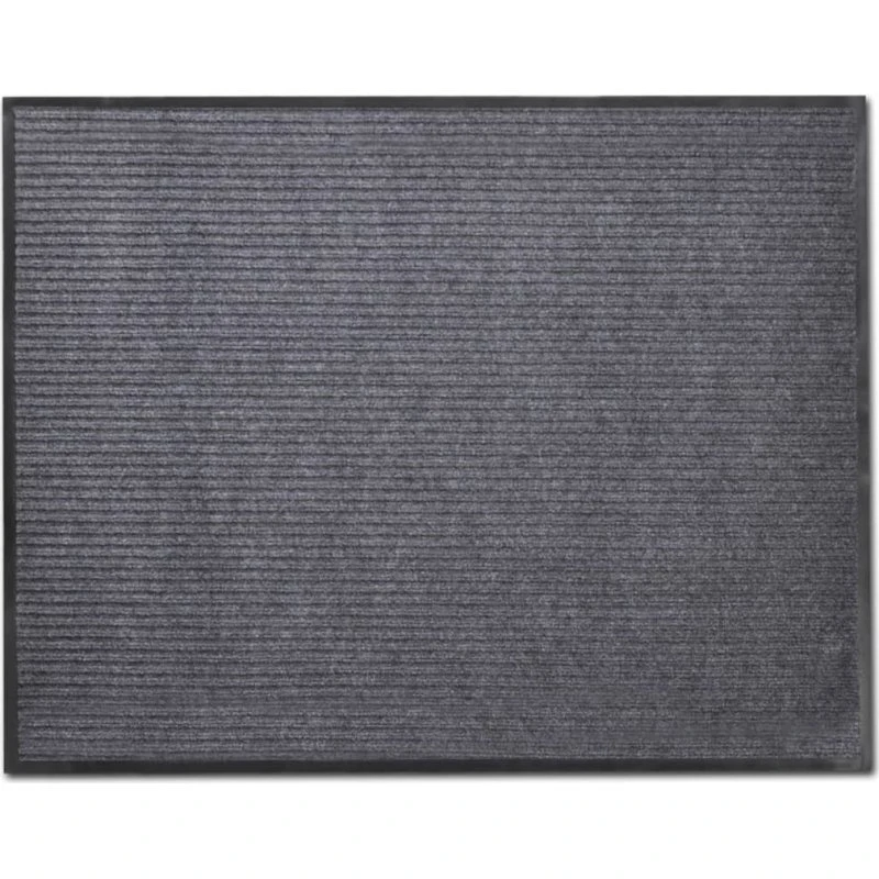 vidaXL dørmåtte PVC 90x120 cm, grå