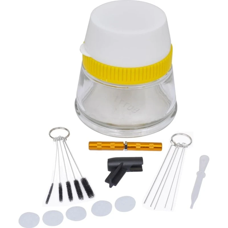 vidaXL 3-i-1 airbrush-rensesæt (glas)