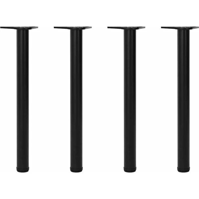 Universal 4 bordben, justerbar højde 710 mm, sort