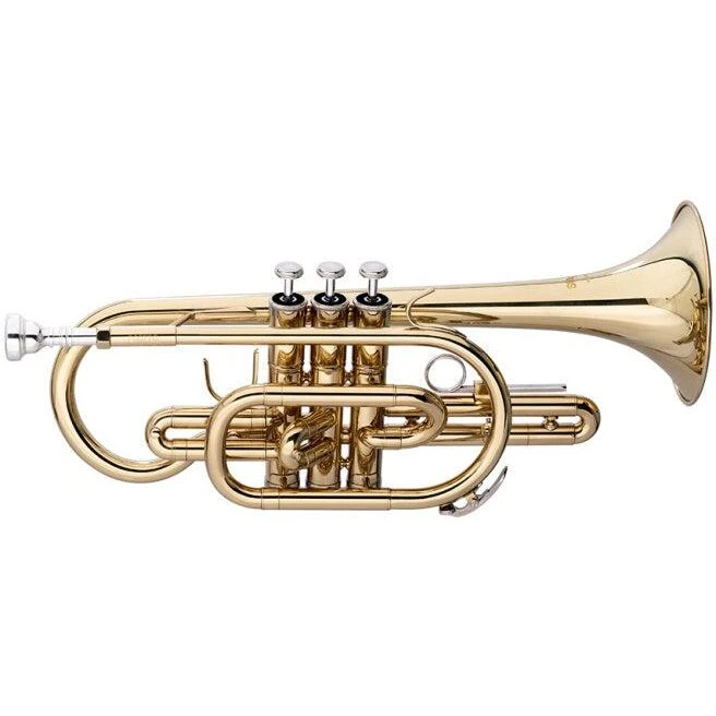 Stagg Bb-cornet ML-bore, messing, inkl. mundstykke og taske