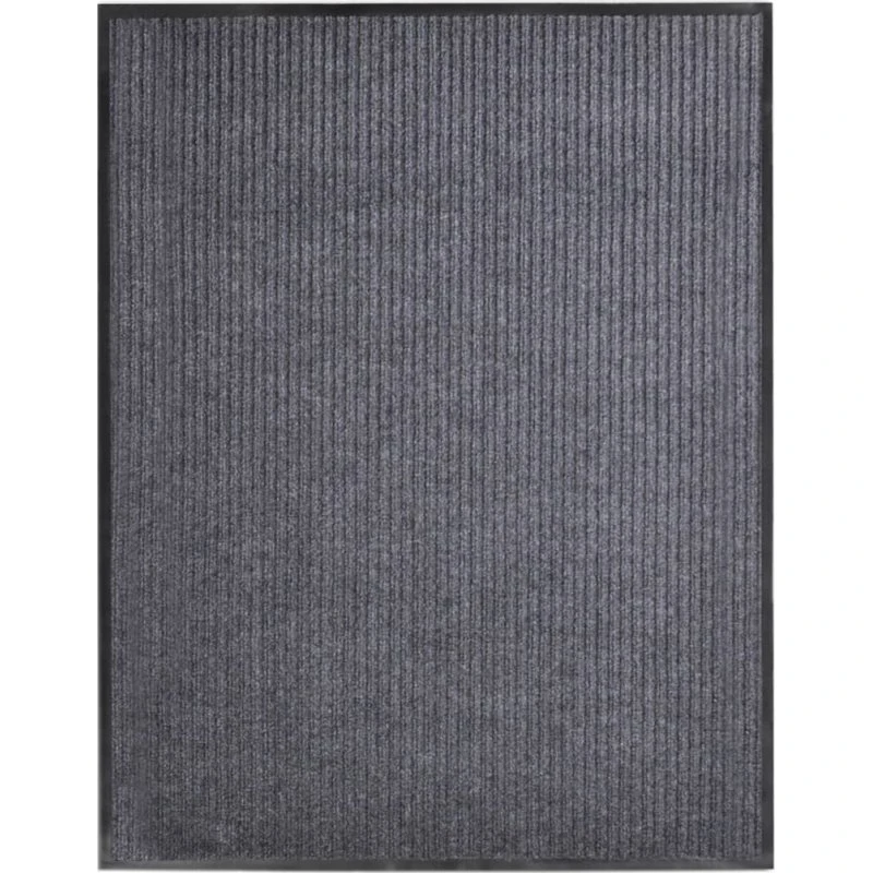 vidaXL dørmåtte PVC 117x220 cm - grå