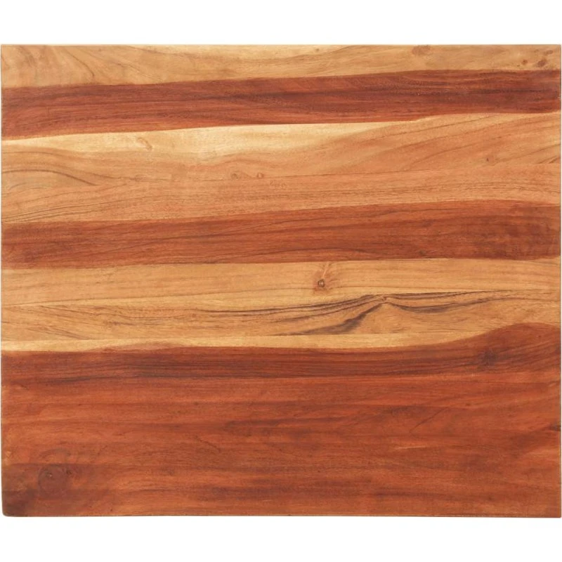 vidaXL bordplade massivt akacietræ 25–27 cm 60x70 cm