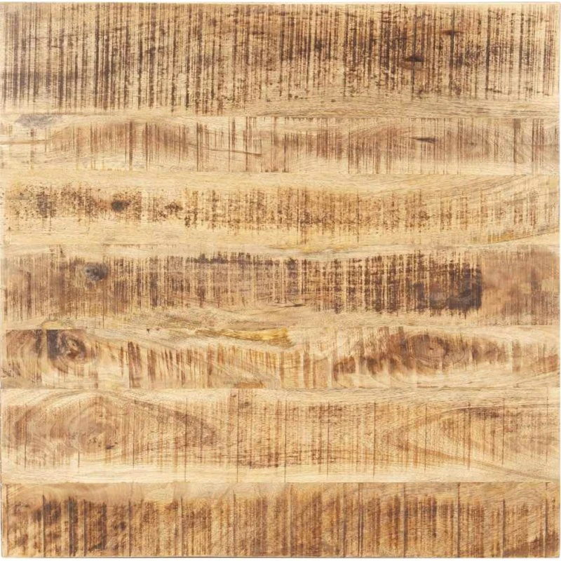 vidaXL bordplade massivt mangotræ 80x80 cm 15–16 mm