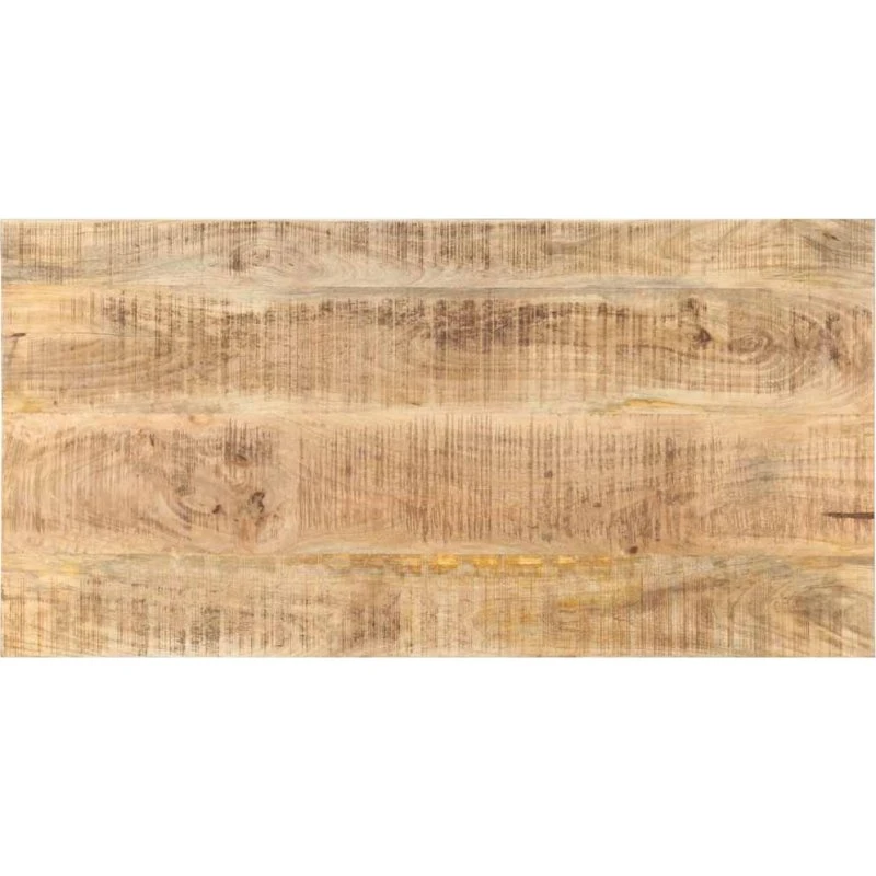 vidaXL bordplade 25-27 mm 100x60 cm massivt mangotræ