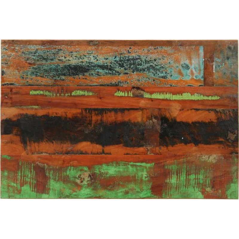 vidaXL bordplade 60x90 cm 15–16 mm rektangulær massiv genbrugstræ