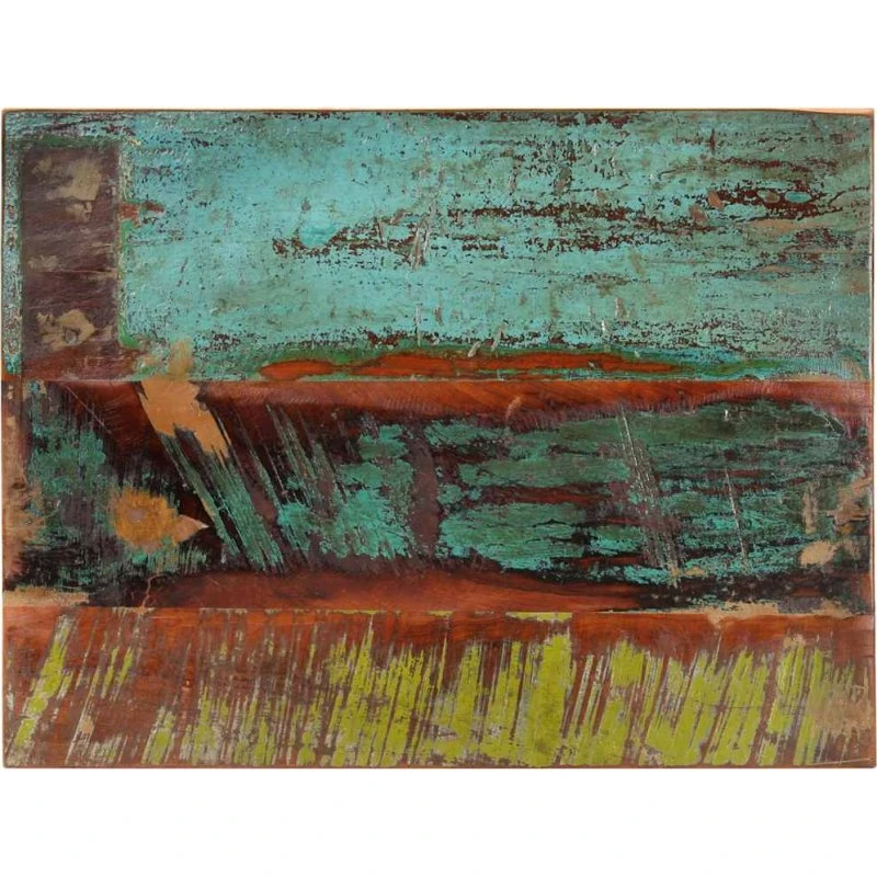 vidaXL bordplade 60x80 cm 25-27 mm massivt genbrugstræ