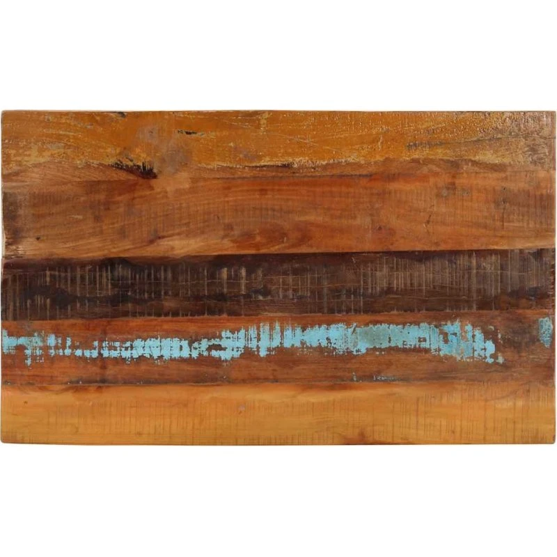 vidaXL bordplade 60x100 cm 25–27 mm massivt genbrugstræ