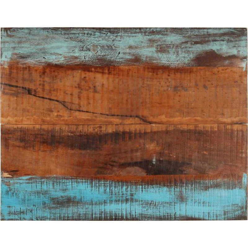 vidaXL bordplade 70x90 cm 25-27 mm rektangulær massivt genbrugstræ