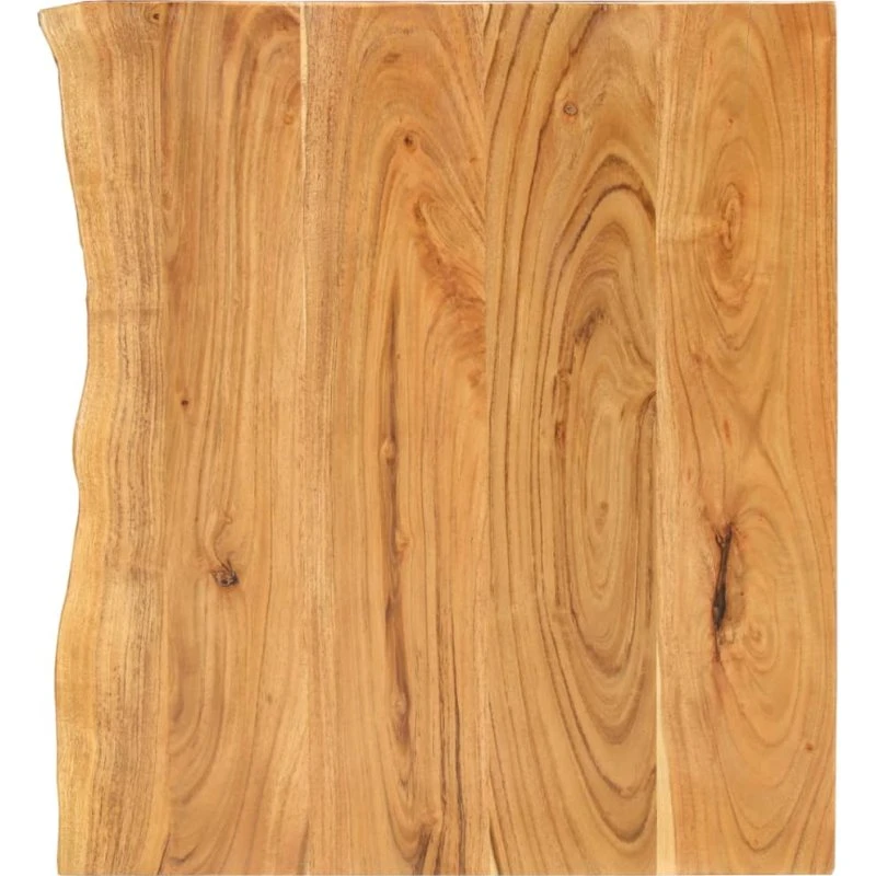 vidaXL bordplade til toiletbord 80x52x2,5 cm massivt akacietræ