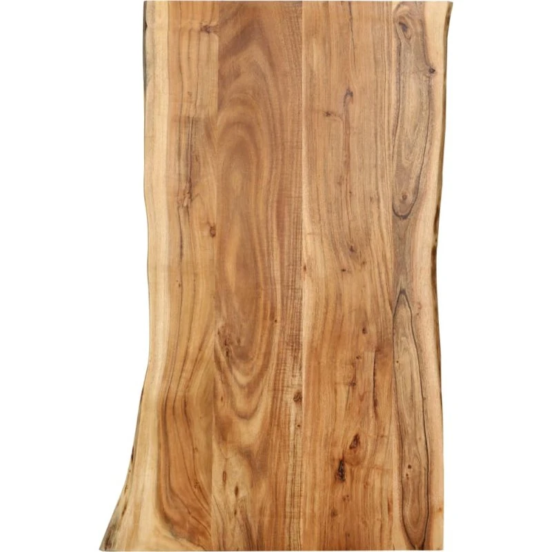 vidaXL bordplade i massivt akacietræ 100x(50-60)x2,5 cm