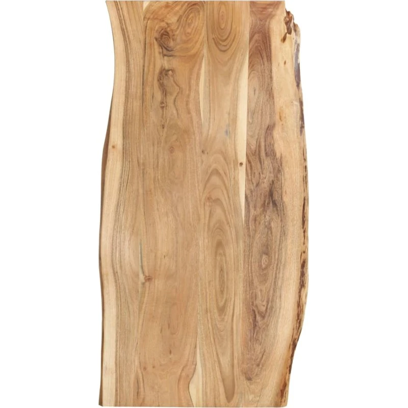 vidaXL bordplade 118x(50–60)x2,5 cm akacietræ, naturlig kant