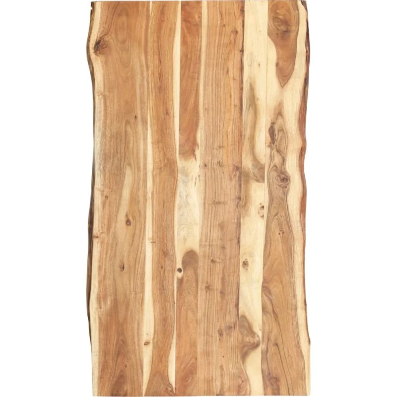 vidaXL bordplade 118x(50–60)x3,8 cm massivt akacietræ