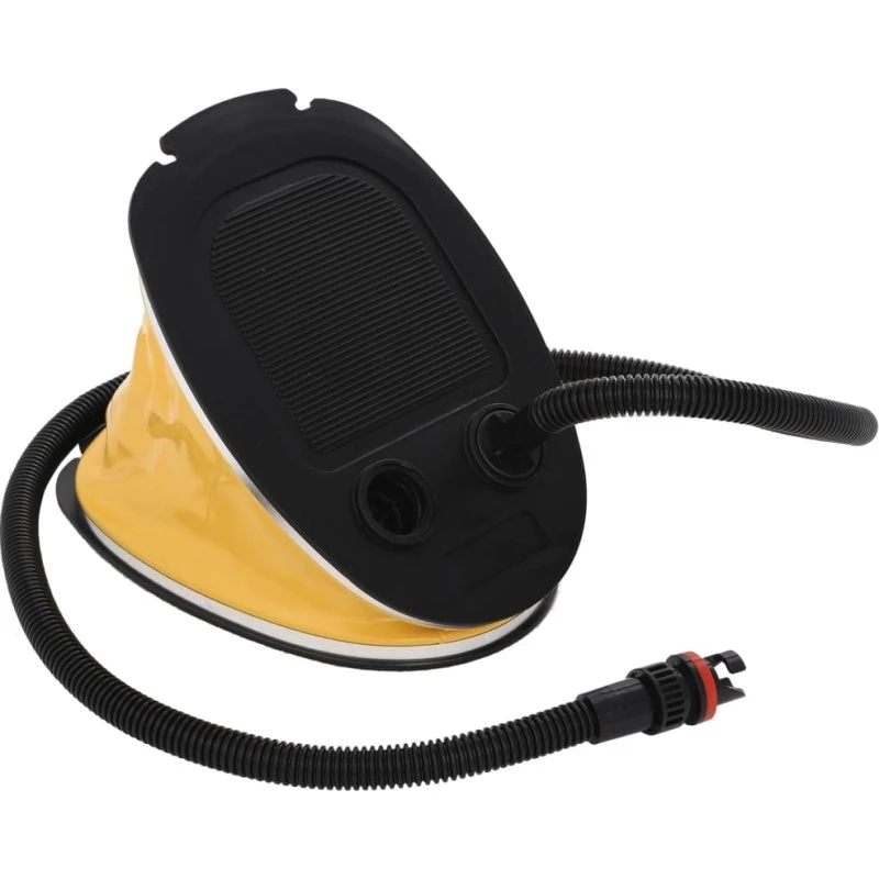 vidaXL fodpumpe 26x18 cm PP/PE – grå/gul