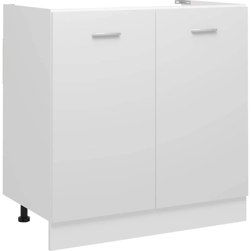 vidaXL bundskab til vask Lyon 80x46x81,5 cm, hvid