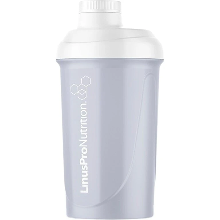 LinusPro Plast Shaker 500 ml, neutral med hvid låg