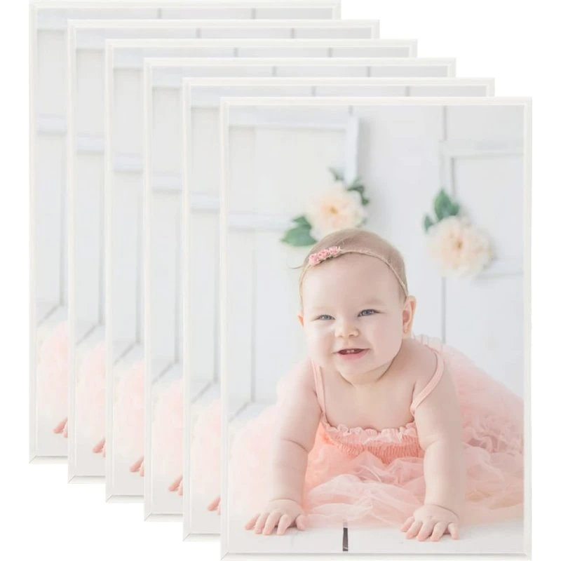 vidaXL billedrammer 5 stk. 70x90 cm sølv (MDF)