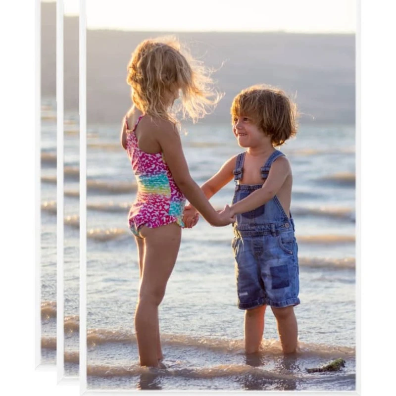 vidaXL billedrammer 3 stk. 21x29,7 cm MDF hvid