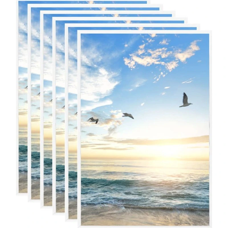 vidaXL billedrammer 5 stk. til bord 21x29,7 cm MDF hvid